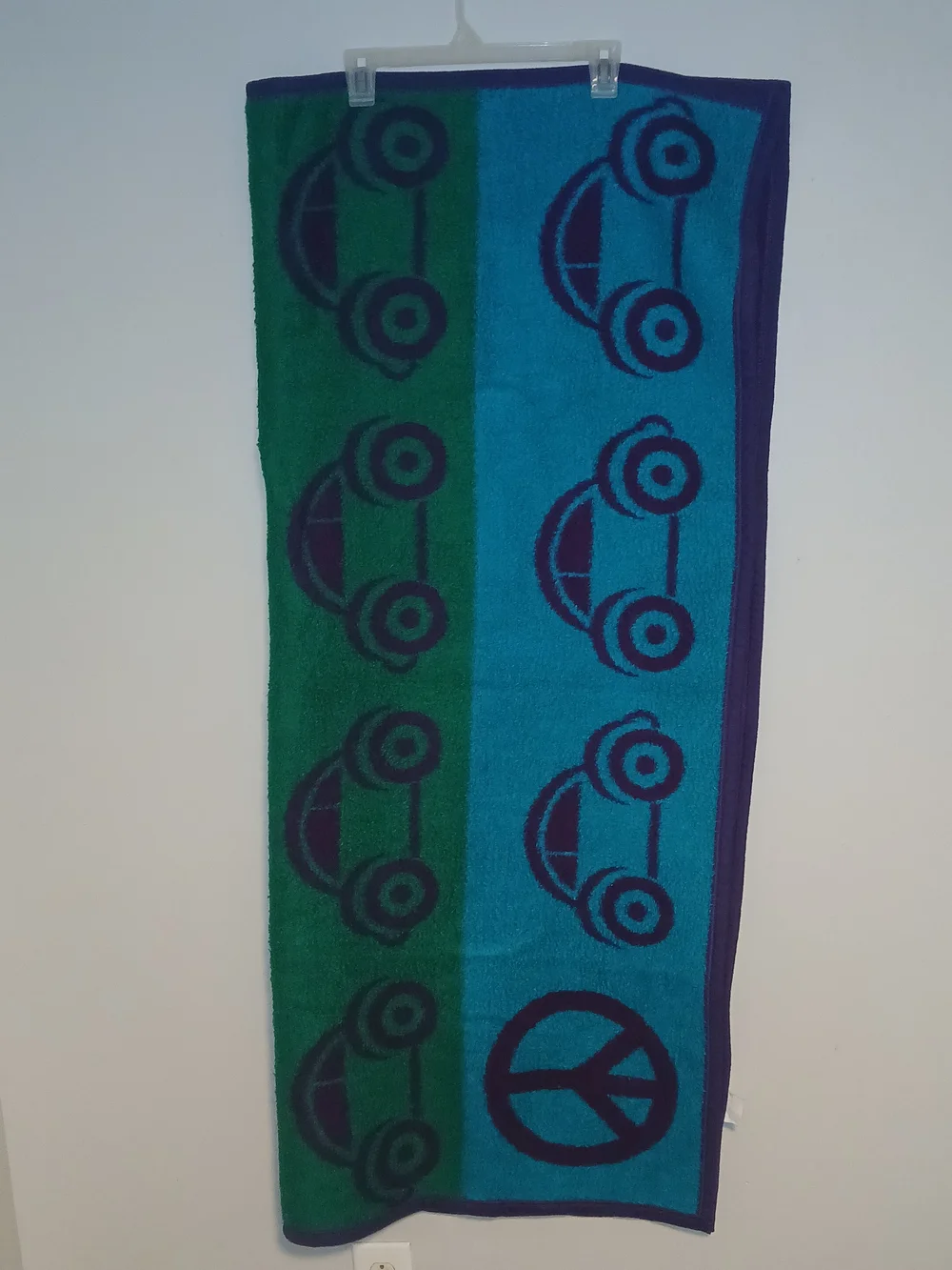 Kids Blanket with Multi Colored Cars Reversible With Multi Colors On One